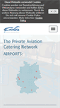 Mobile Screenshot of inflight-catering.de