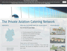 Tablet Screenshot of inflight-catering.de